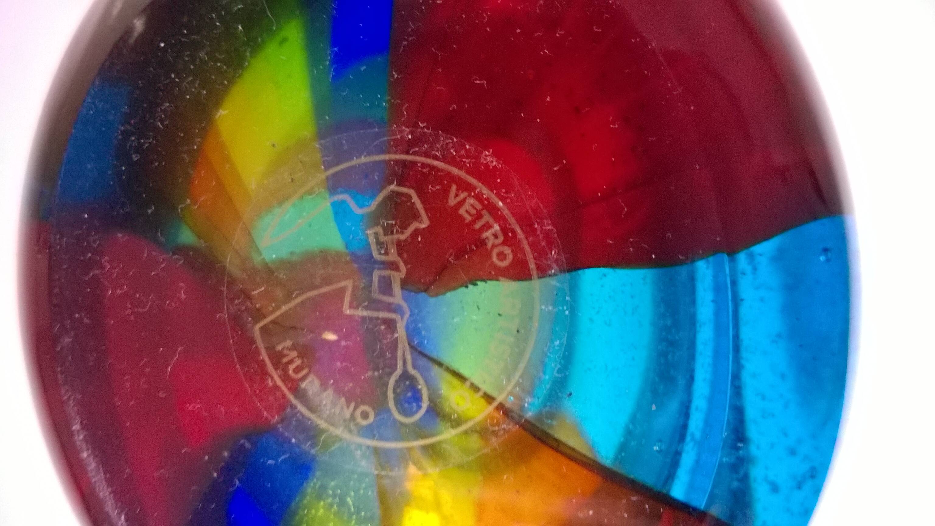 Vase en verre de Murano