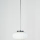 Suspension en verre opaline par Napako années 60