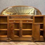 After Majorelle: Art Nouveau period sideboard in walnut and burl circa 1900