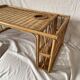 vintage rattan bed meal tray or coffee table design 1960 60