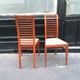 Four wooden chairs, Cinna 2000