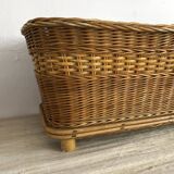 Large rattan planter
