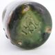 Vase signed 1970 design vintage 70's modernist décor ceramic tissue