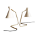 Pair of Italian "cocotte" lamps, 1950s design.