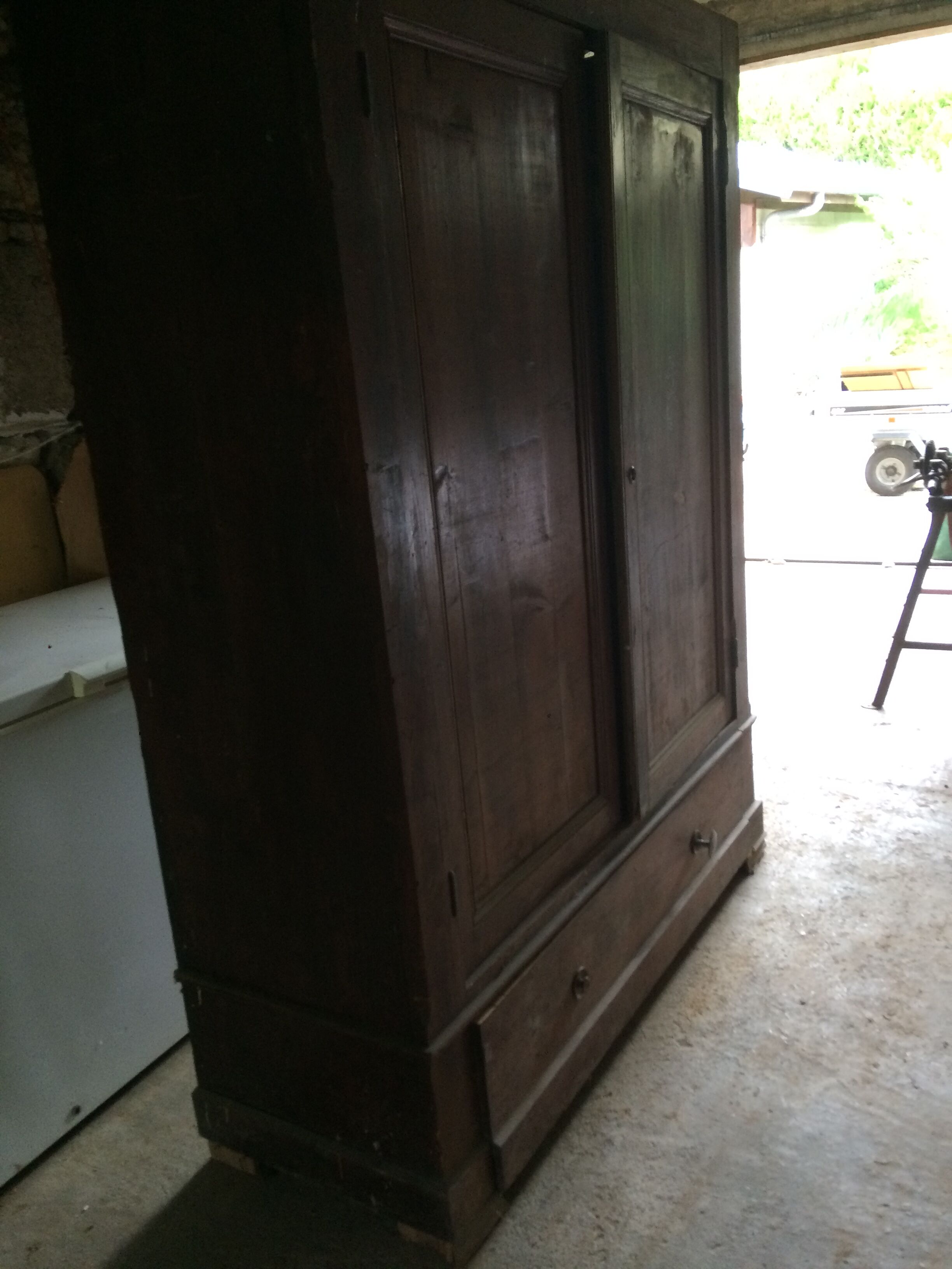 Very large old wardrobe