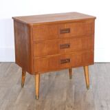 Scandinavian vintage teak chest of drawers 1960