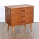 Commode vintage scandinave en teck 1960