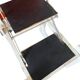 Tabouret d'appoint orange vintage / pouf / marchepied de cuisine