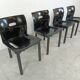 Model 4870 Dining Chairs by Anna Castelli Ferrieri for Kartell, 1980s, Set of 4