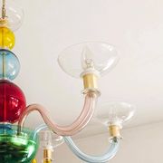 Murano glass chandelier after Gio Ponti, 1970s