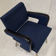 Paire de fauteuils "president" de jacques adnet 1950 vintage 50s 1950s