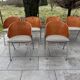 Set of 6 Dutch Lande chairs from the 80s