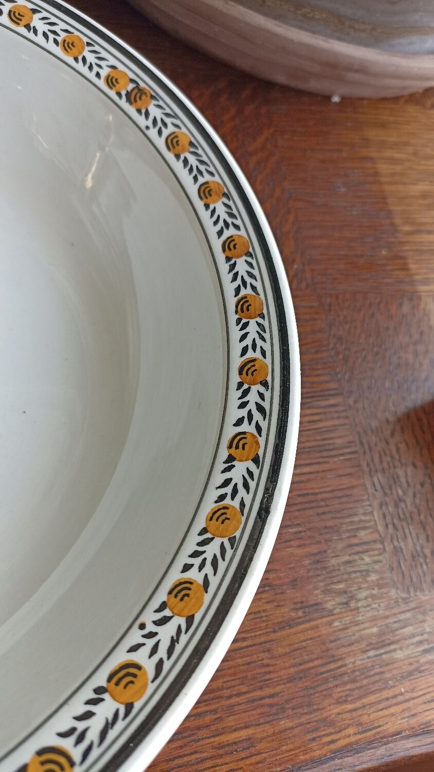 Hollow dish "Valence" by Digoin Sarreguemines