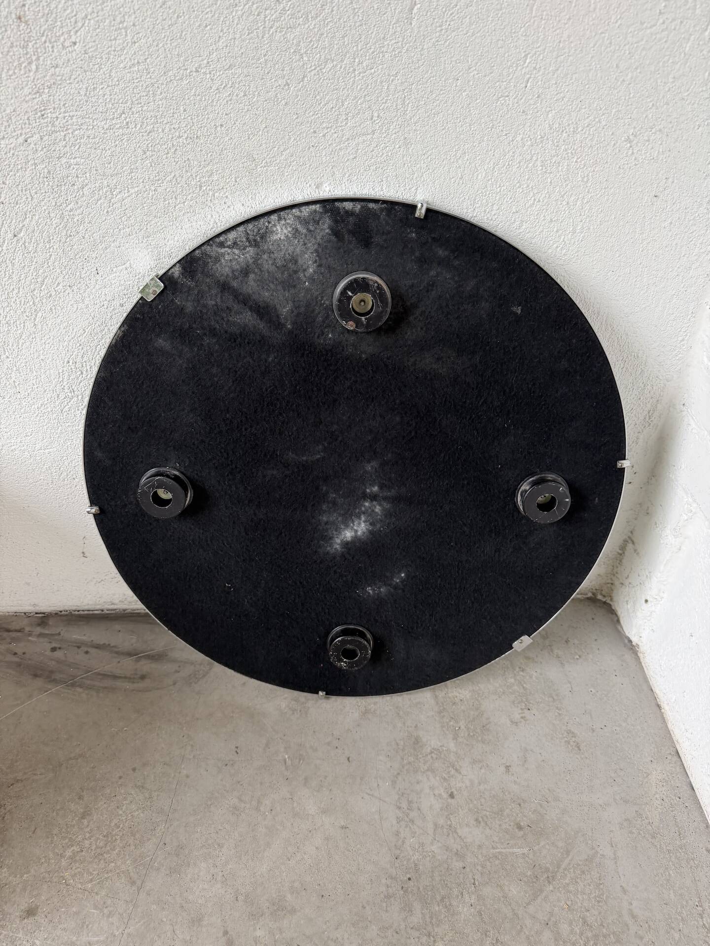 Round metal mirror 1970