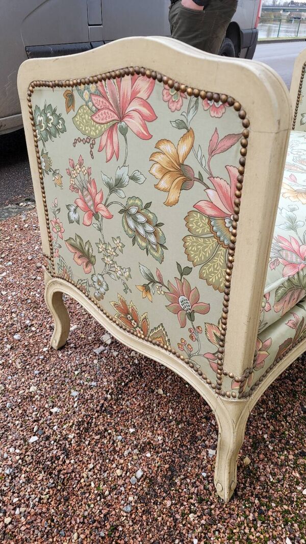 Lit de repos banquette de style Louis xv ancienne