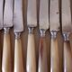 Antique knives in Bakelite and steel.