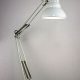 White Adjustable Achitect Table Lamp, 1970s