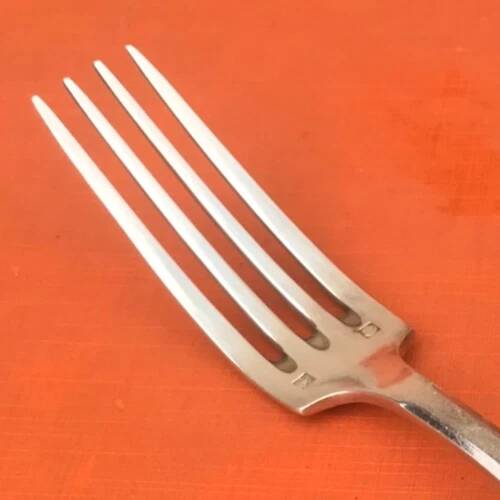 Art Deco Set of 6 forks and 6 large spoons, silver-plated metal, SNO REX