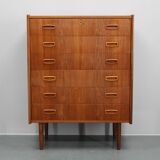Commode en teck des années 1960, Danemark