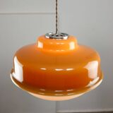 Space Age Brown Pendant from Guzzini, 1970s