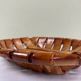 Woven ceramic basket