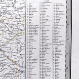 Old map of France - 1842