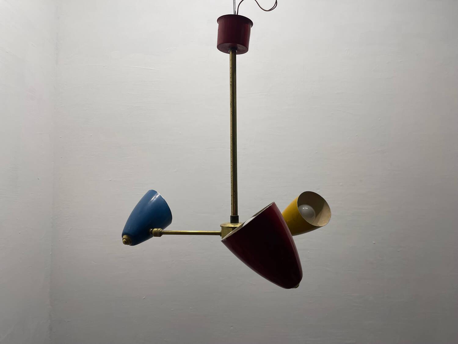 1950’s Multicolored Light Pendant