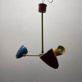 1950’s Multicolored Light Pendant
