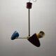 1950’s Multicolored Light Pendant