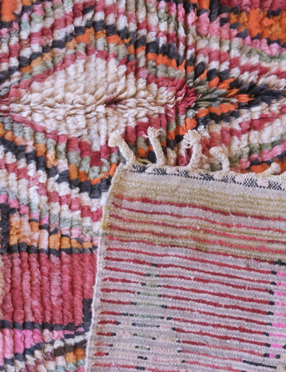 Tapis Boujad Rouge Berbère - 294 x 211 cm