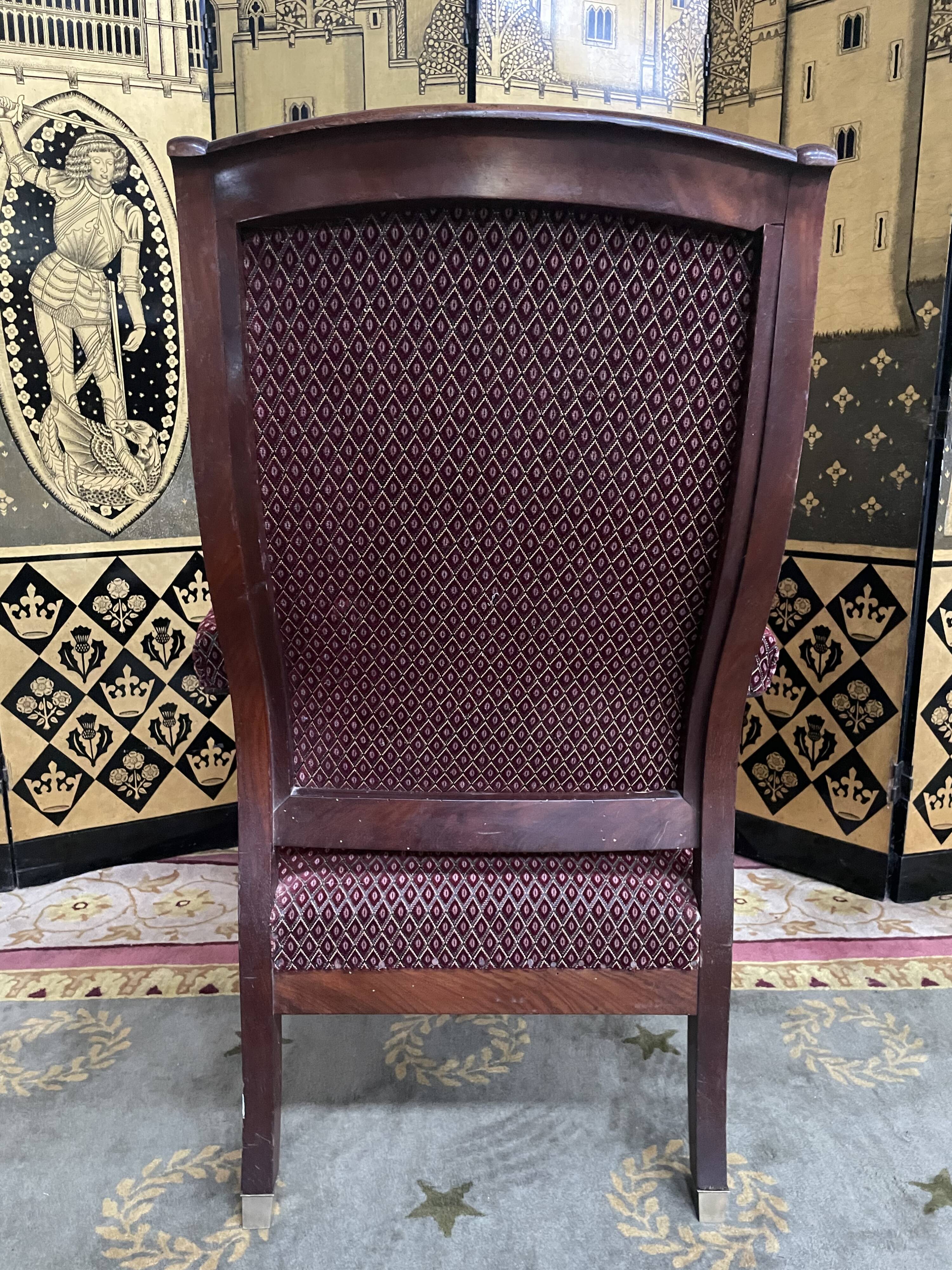 Fauteuil voltaire estampillé J. Ranselme