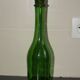 Bouteille vintage en verre vert