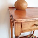 Vintage solid wood side table