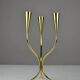 Polished Brass Candelabra by Gunnar Ander for Ystad-Metall, Sweden 1960s