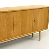 Mid-Century Light Oak Sideboard from WK Möbel, 1970s
