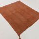 Terracotta Striped Modern Kilim Rug, 154x190Cm