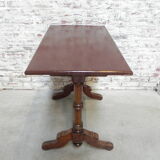 Oak bistro table from the ardennes