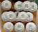 12 flat plates in earthenware, Niderviller