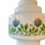 Opaline pendant light - 1960s