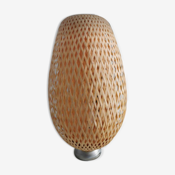 Southeast Asian bamboo table lamp