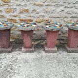 Mosaic stools