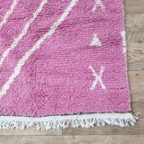 Handmade wool Berber rug 257x150 cm