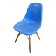 Chaise dsw fibre bleu turquoise dowel oak chene clair eames herman miller