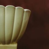 Ceramic fan vase by Giovanni Gariboldi for Richard Ginori