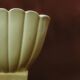 Ceramic fan vase by Giovanni Gariboldi for Richard Ginori