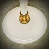 Art Deco chamber valet in brass and white laquered steel 40/50'