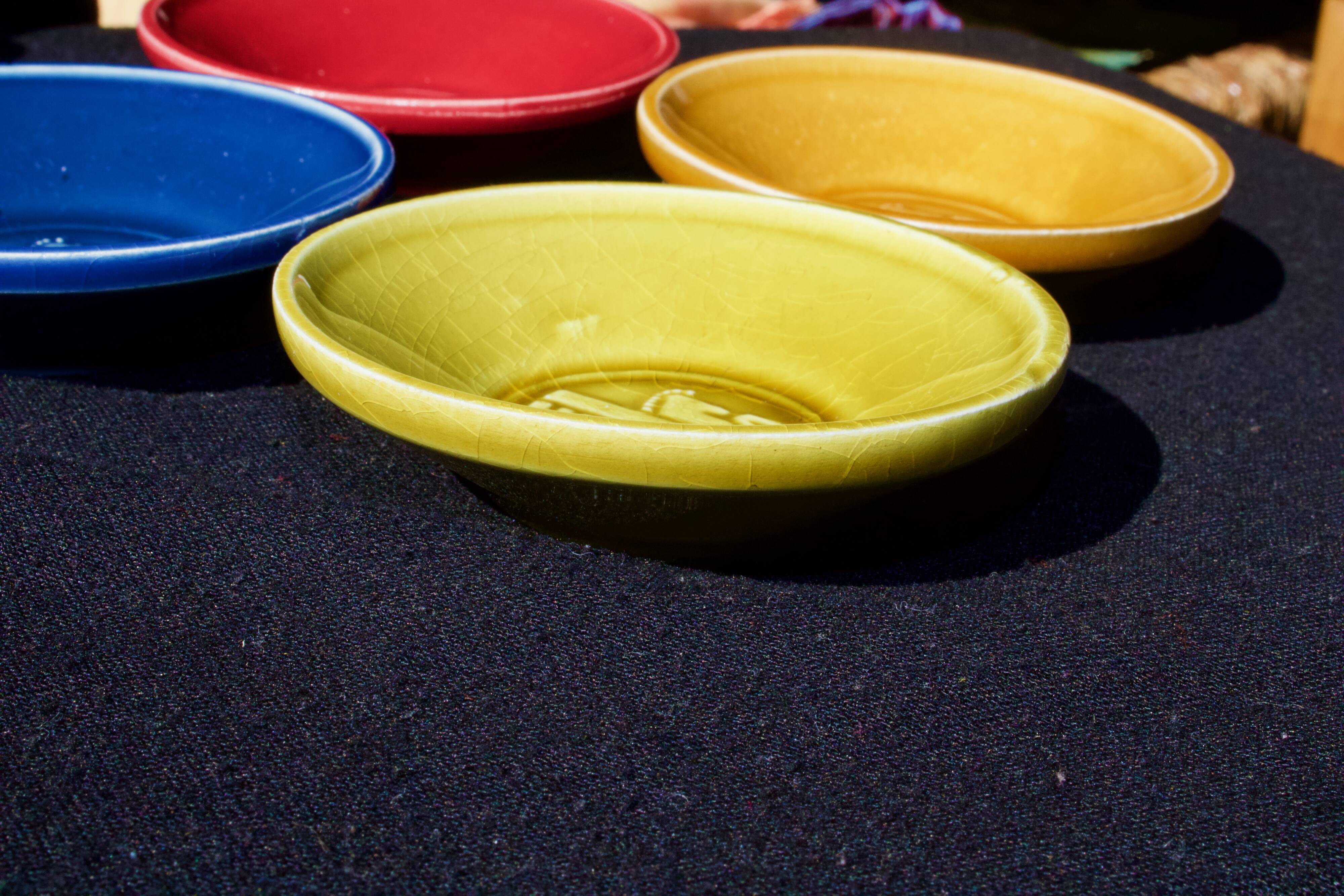 Air France : Old ashtrays / pocket drains / advertising cups in porcelain 1950's