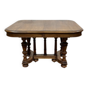Table Henri II en noyer