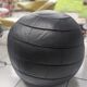 Black leather ottoman by Edwin and Niekel Taco for Leolux 90