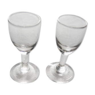 2 anciens verres à digestif épurés